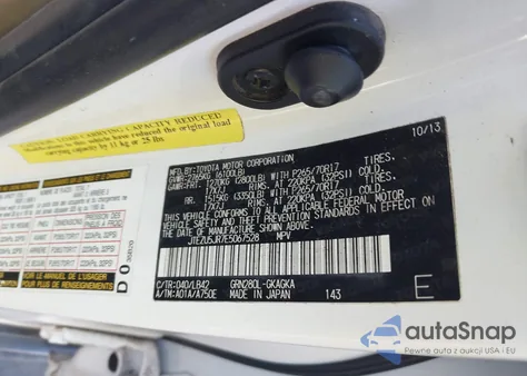 2014 Toyota 4Runner Sr5 Premium z USA, uszkodzony, nr VIN JTEZU5JR7E5067528